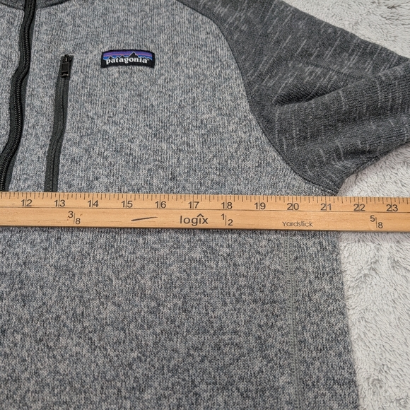Patagonia Jacket Mens M Gray Forge Nickel Better Sweater ¼ Zip Fleece Outdoor - Picture 4 of 8